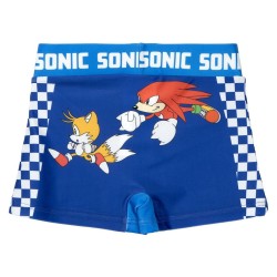 Boxer de Bain pour Enfants Sonic Bleu foncé