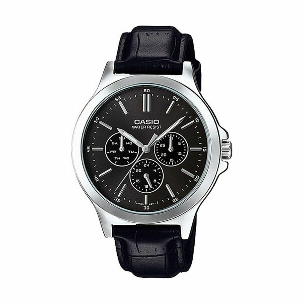 Montre Homme Casio MULTIFUNCTION BLACK, LEATHER Noir (Ø 41,5 mm) (Ø 40 mm)