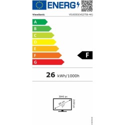 Écran ViewSonic VG2756-4K 4K Ultra HD 27" 60 Hz