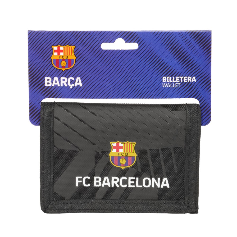 Purse F.C. Barcelona Black Black 12,5 x 9,5 x 1 cm