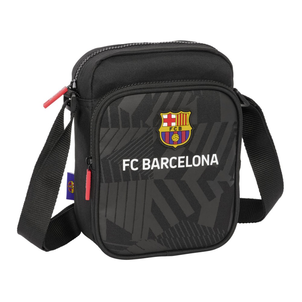 Shoulder Bag F.C. Barcelona Black Black 16 x 22 x 6 cm