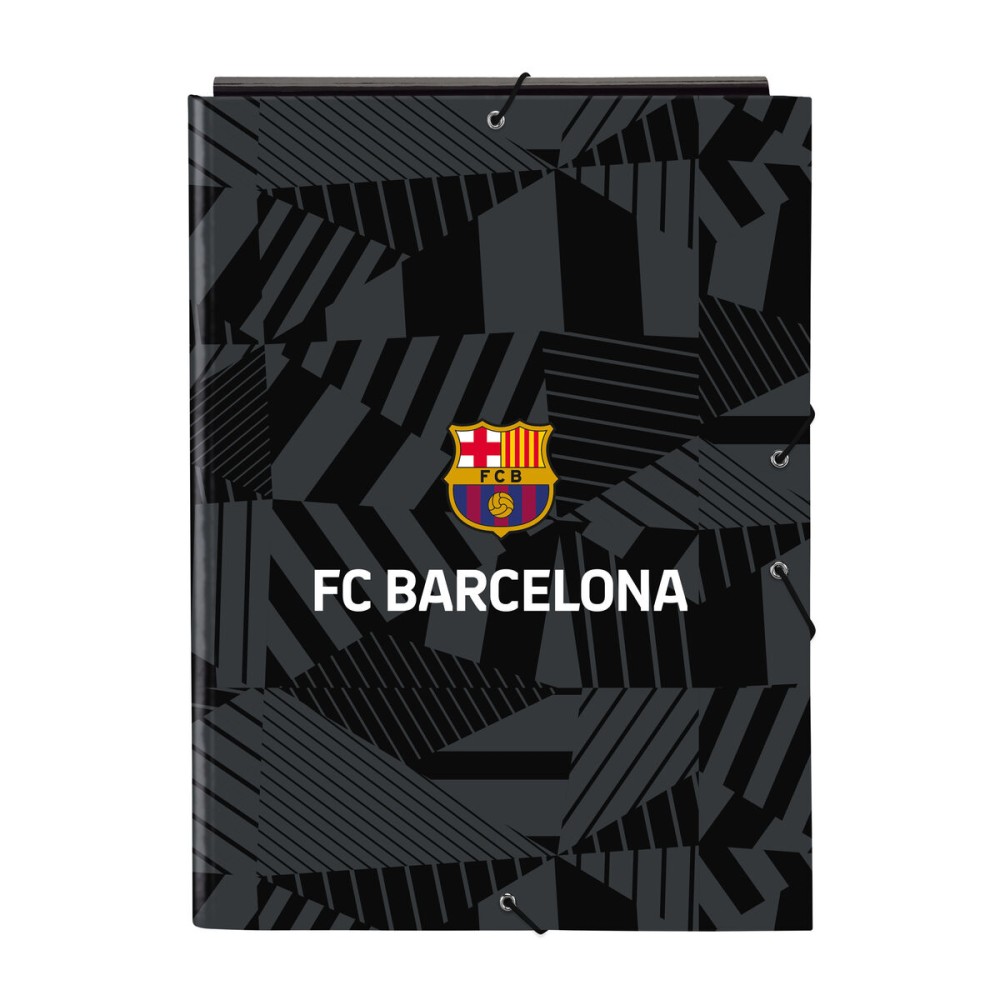 Ring binder F.C. Barcelona Black Black A4 26 x 33.5 x 2.5 cm