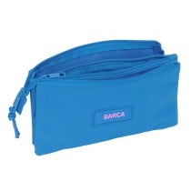 Dreifaches Mehrzweck-Etui F.C. Barcelona Blau 22 x 12 x 3 cm