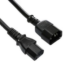 Power Cord NANOCABLE 10.22.0202 1,5 m 1500W Black 1,5 m