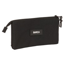 Trousse Fourre-Tout Triple F.C. Barcelona Noir 22 x 12 x 3 cm