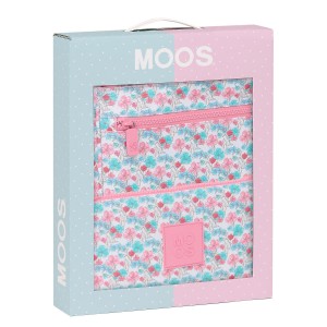 Stationery Set Moos Flores 28 x 35 x 6 cm 3 Pieces