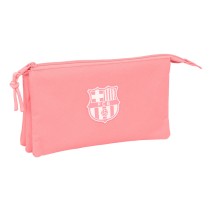 Trousse Fourre-Tout Triple F.C. Barcelona Corail 22 x 12 x 3 cm