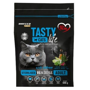 Katzenfutter Biofeed Tasty Cats Life Lachsfarben