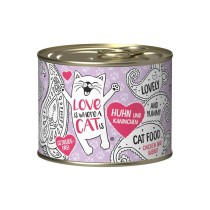 Cat food LOVE IS WHERE A CAT IS 2191340 Chicken 200 g