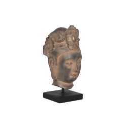 Decorative Figure Home ESPRIT Brown Black Buddha Oriental 15 x 18 x 38 cm