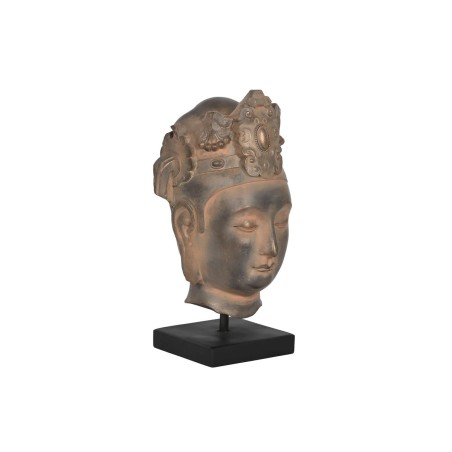 Deko-Figur Home ESPRIT Braun Schwarz Buddha Orientalisch 15 x 18 x 38 cm