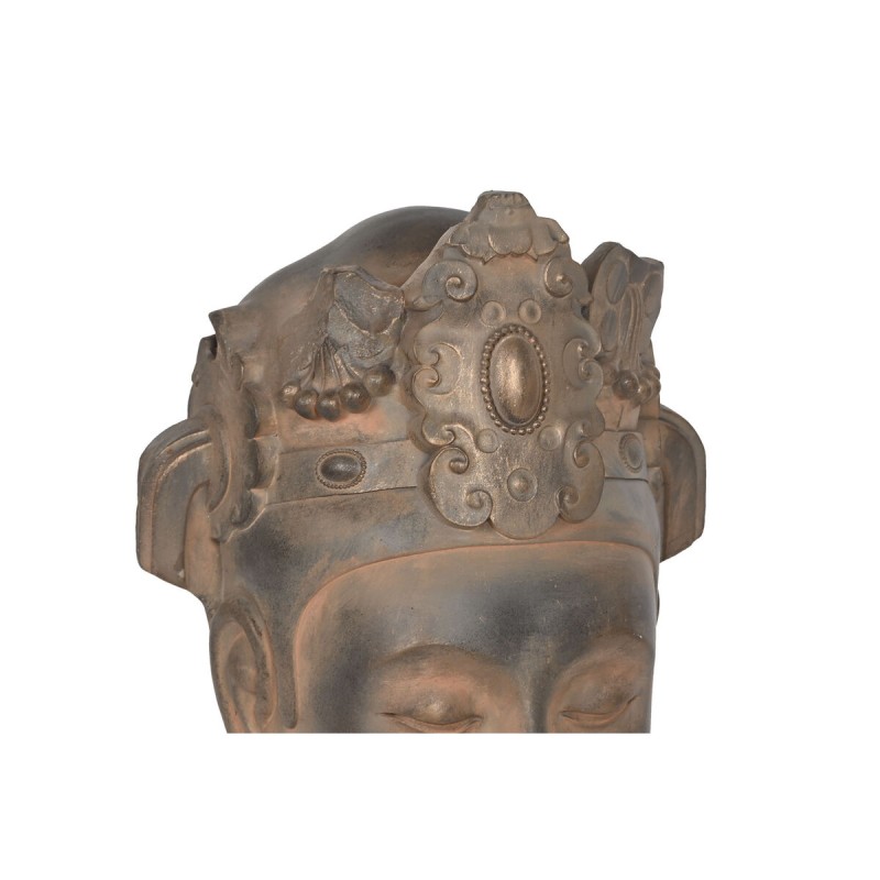 Decorative Figure Home ESPRIT Brown Black Buddha Oriental 15 x 18 x 38 cm