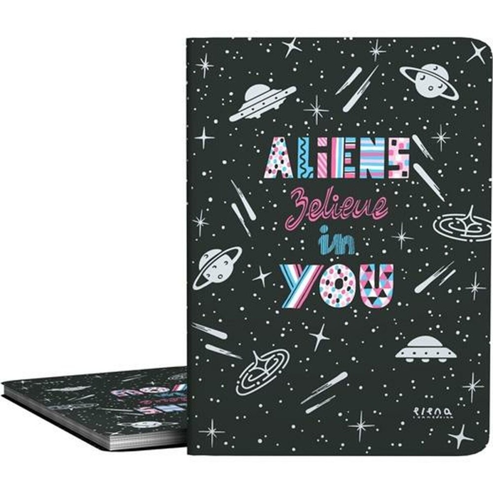 Organiser Folder Grafoplas EC3.PP ALIENS Black A4 30 Covers