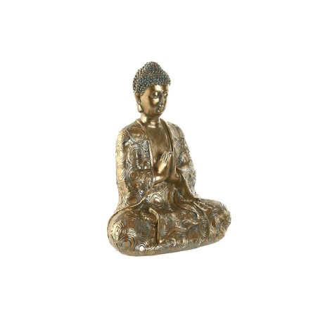 Deko-Figur Home ESPRIT Gold Buddha Orientalisch 20 x 12 x 24,3 cm