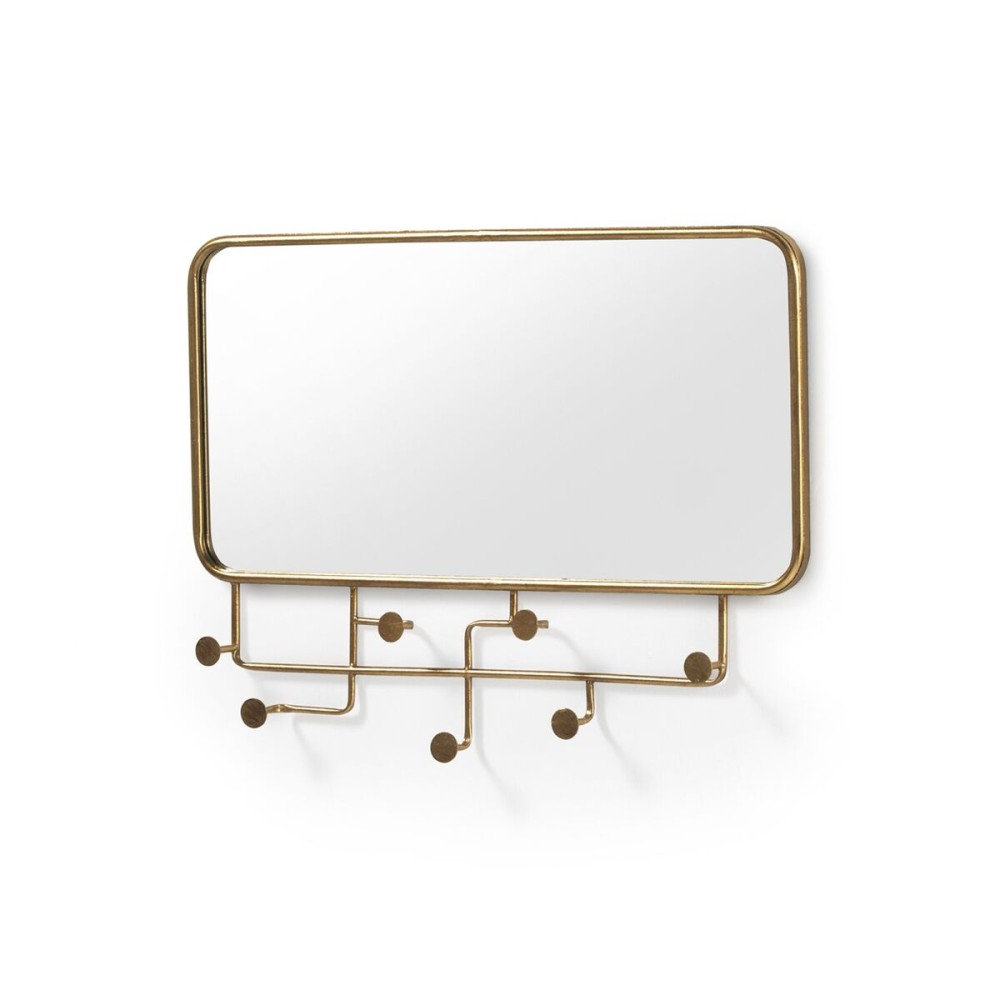 Miroir suspendu Alexandra House Living Doré 80 x 60 x 6 cm