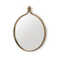 Miroir suspendu Alexandra House Living Doré 60 x 72 x 2 cm