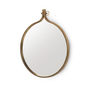 Miroir suspendu Alexandra House Living Doré 60 x 72 x 2 cm