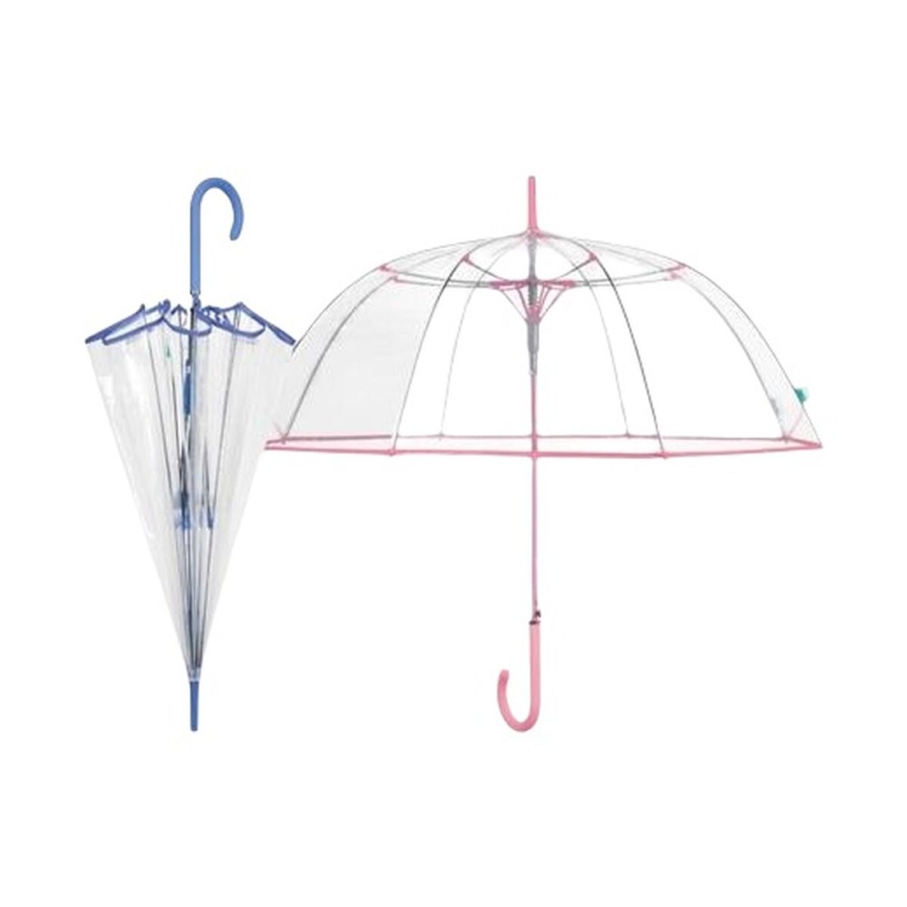 Regenschirm Perletti Durchsichtig Mikrofaser Ø 89 cm Mit Einfassung