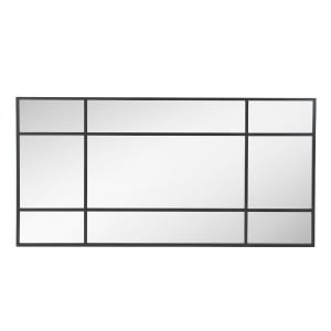 Miroir suspendu Alexandra House Living Noir 200 x 100 x 3 cm