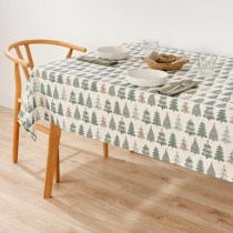 Stain-proof resined tablecloth Belum Merry Christmas Multicolour 200 x 150 cm