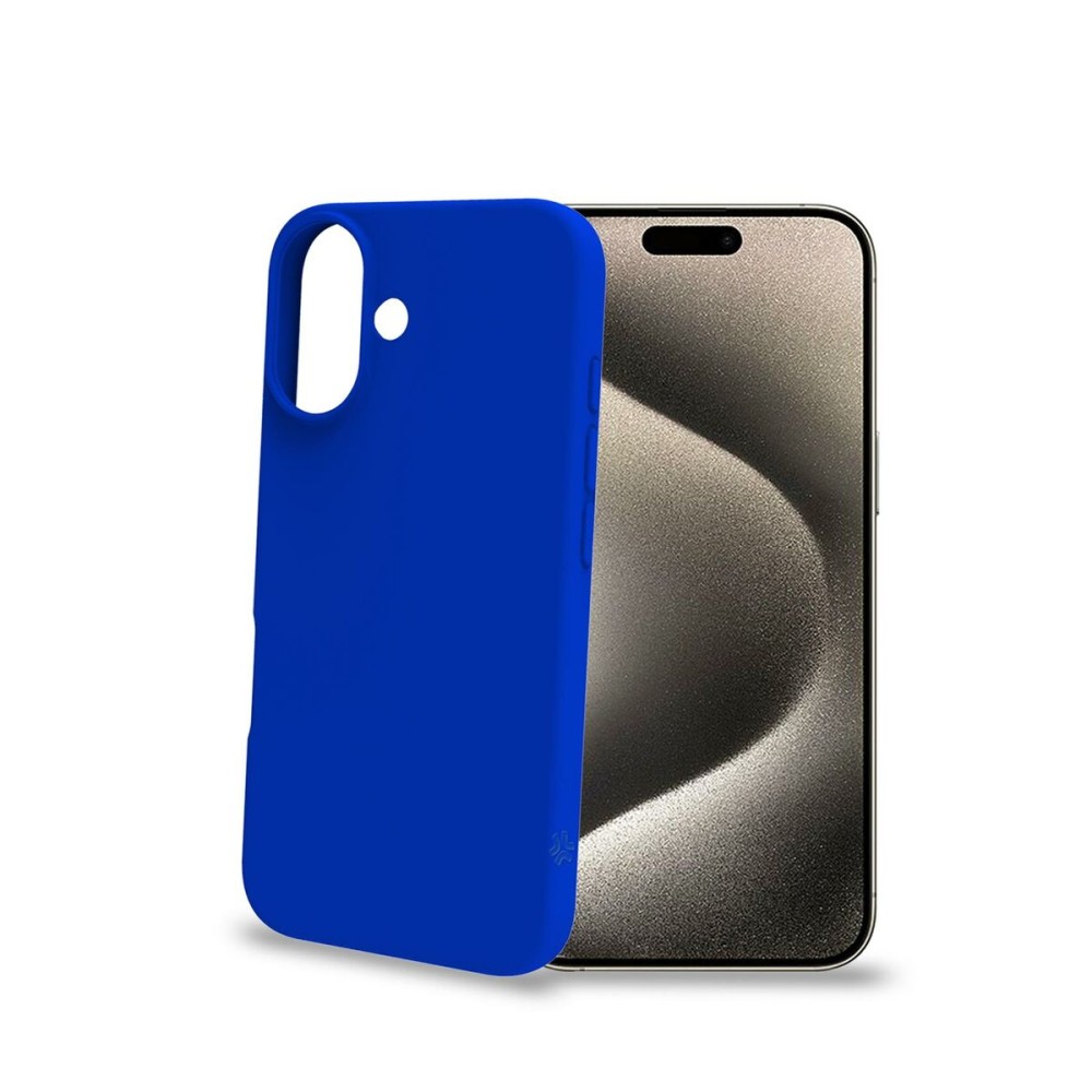 Mobile cover Celly  IPHONE 16 Blue Apple