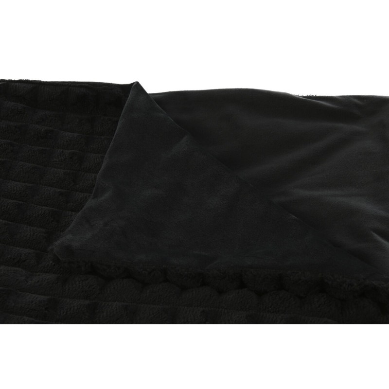 Couverture Home ESPRIT Noir 130 x 170 cm