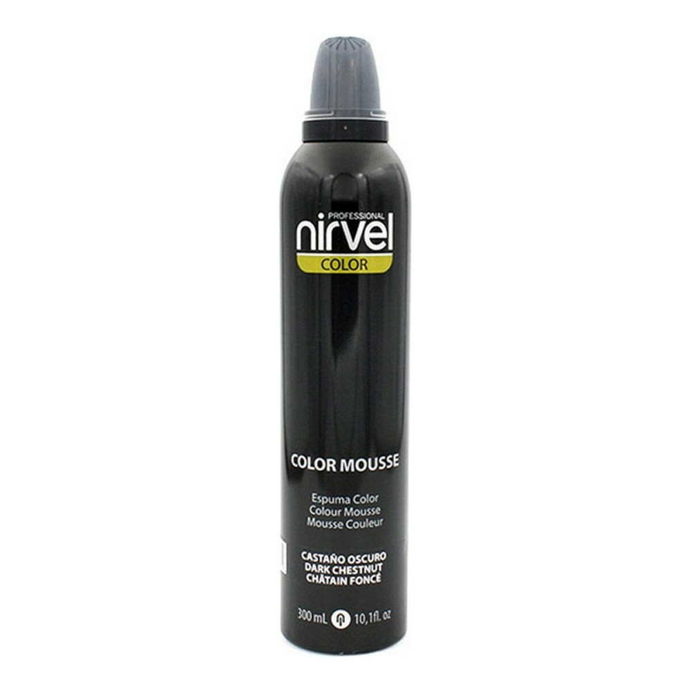 Volumising Foam Color Mousse Nirvel Color Mousse Dark Brown (300 ml)