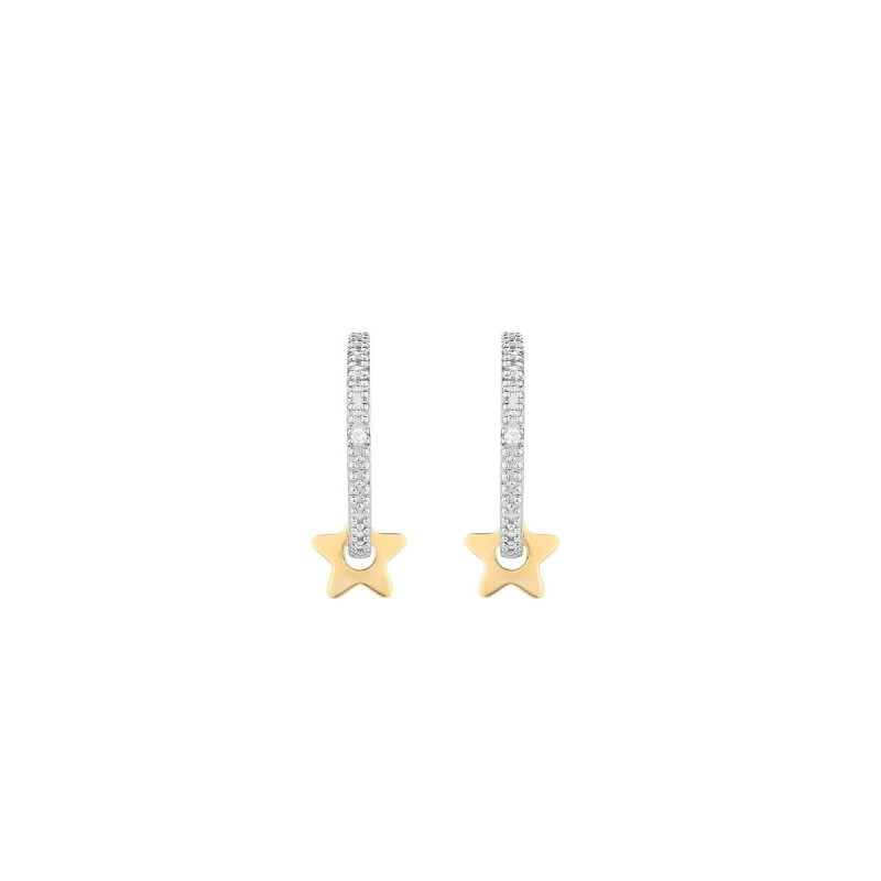 Boucles d´oreilles Femme Secrecy E8638CDAWW900 Argent 925 2 cm