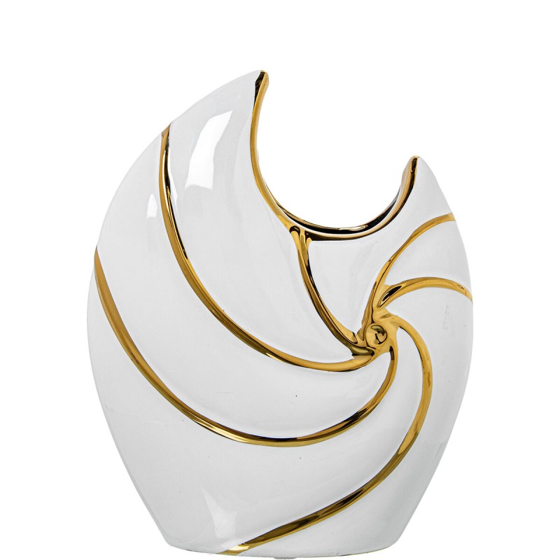 Vase Alexandra House Living White Ceramic 18 x 8 x 22 cm