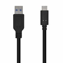 Câble USB A vers USB-C Aisens A107-0449 Noir 50 cm (1 Unité)