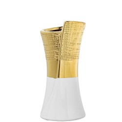 Vase Alexandra House Living White Ceramic 10 x 9 x 20 cm