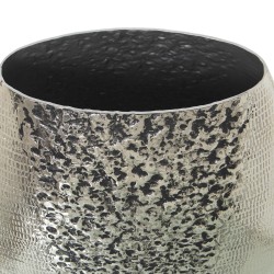 Vase Alexandra House Living Silberfarben Metall 22 x 10 x 22 cm