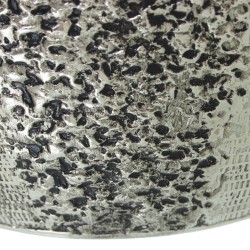 Vase Alexandra House Living Silberfarben Metall 22 x 10 x 22 cm