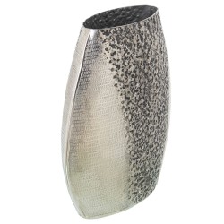 Vase Alexandra House Living Silberfarben Metall 22 x 10 x 22 cm