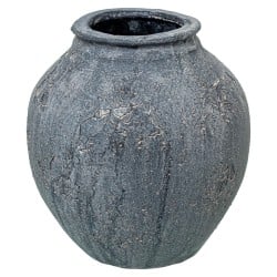 Vase Alexandra House Living Grey Ceramic 19 x 19 cm