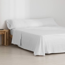 Jeu de draps SG Hogar Blanc Lit ½ persones