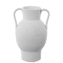 Vase Alexandra House Living Blanc Céramique 19 x 30 cm