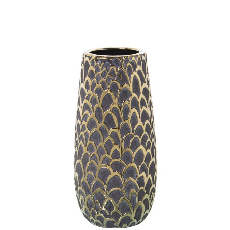 Vase Alexandra House Living Grau aus Keramik 14 x 29 cm