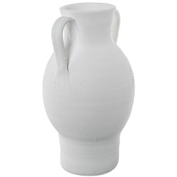 Vase Alexandra House Living Blanc Céramique 23 x 40 cm