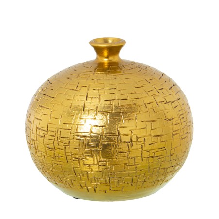 Vase Alexandra House Living Gold aus Keramik 20 x 19 cm