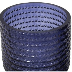 Vase Alexandra House Living Blau Kristall 10 x 25 cm