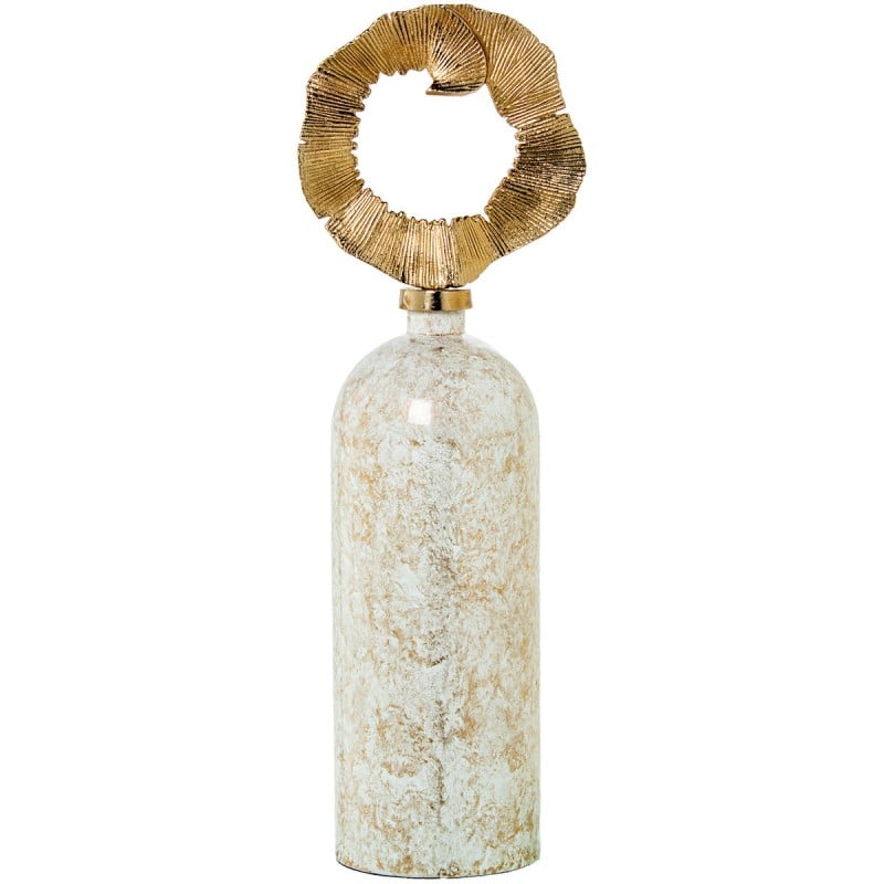 Vase Alexandra House Living Gold Kristall 18 x 75 cm