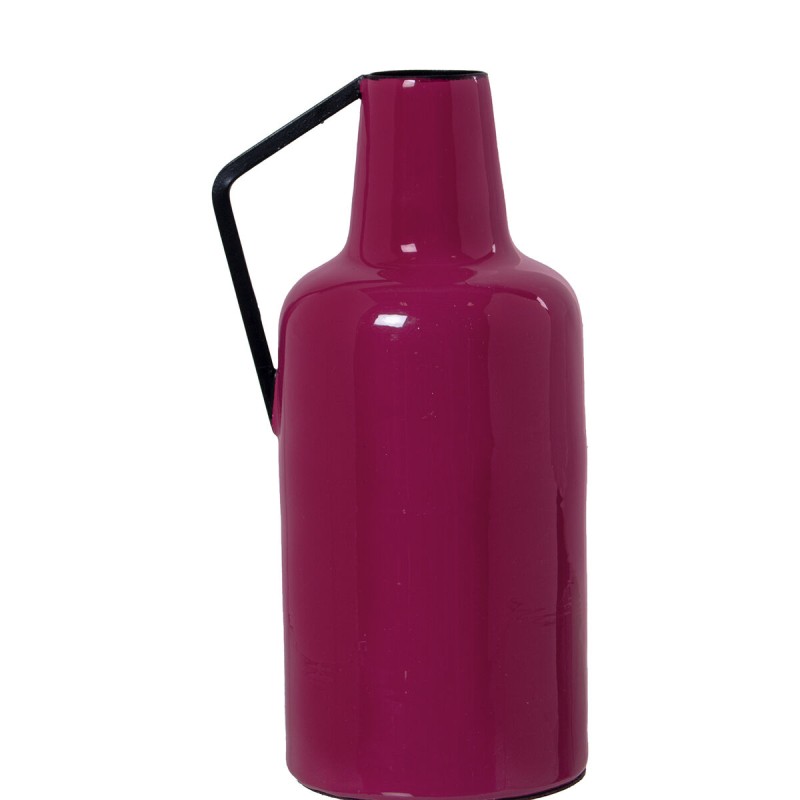 Vase Alexandra House Living Pink Metal 14 x 10 x 24 cm