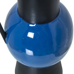 Vase Alexandra House Living Blue Metal 13 x 10 x 32 cm