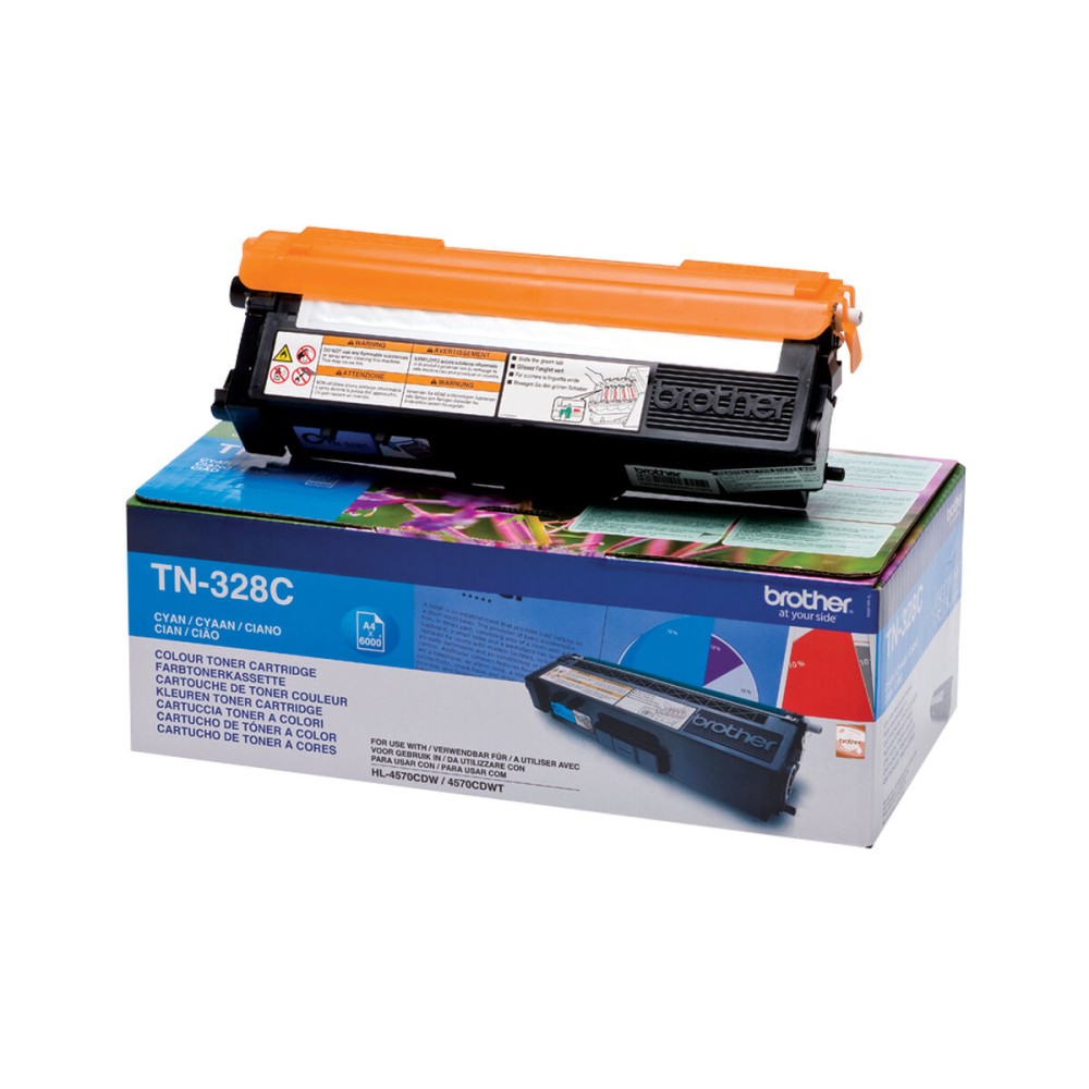 Original Ink Cartridge Brother TN-328C Cyan