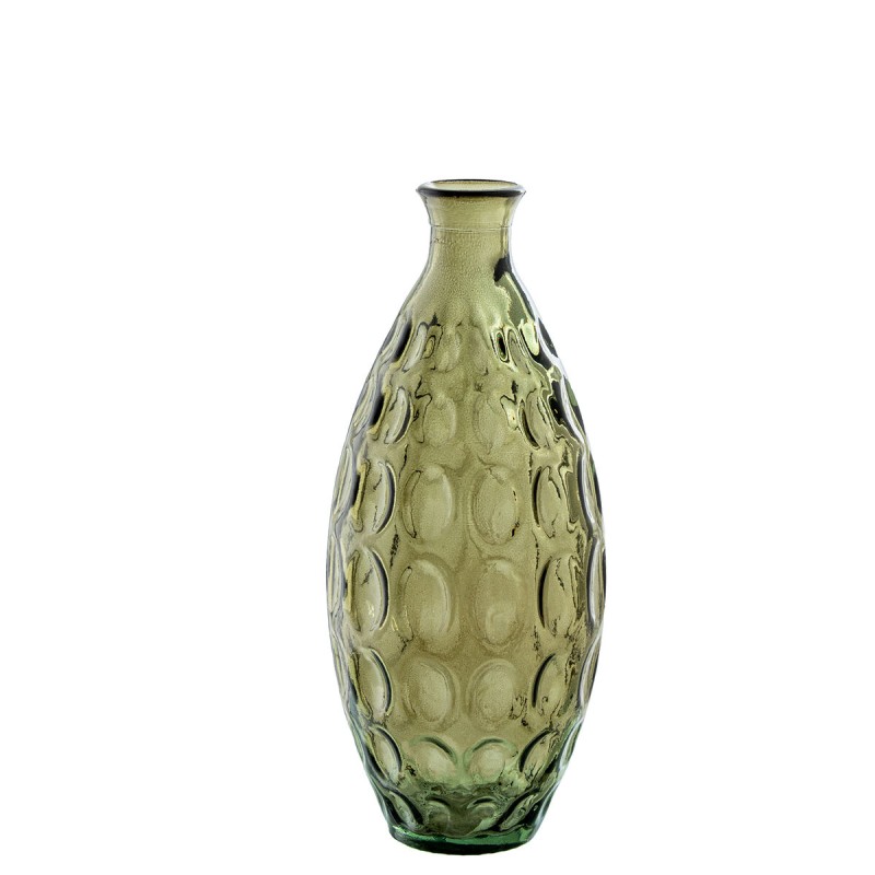 Vase Alexandra House Living grün Kristall 13 x 31 cm