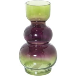 Vase Alexandra House Living grün Violett Kristall 9 x 25 cm