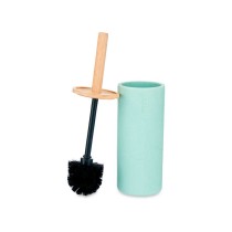 Brosse de salle de wc Menthe Bois Résine 10,5 x 38 x 10,5 cm (4 Unités)