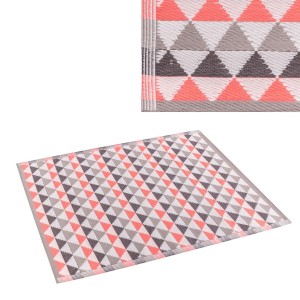 Tapis d’extérieur Safos 160 x 230 x 0,5 cm Gris Corail polypropylène