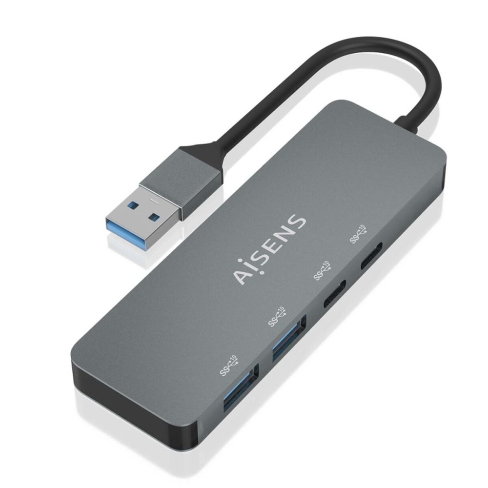 Hub USB Aisens A106-0696 Gris